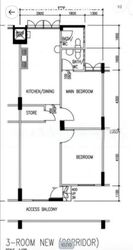 Blk 211 Kovan City (Hougang), HDB 3 Rooms #614645301